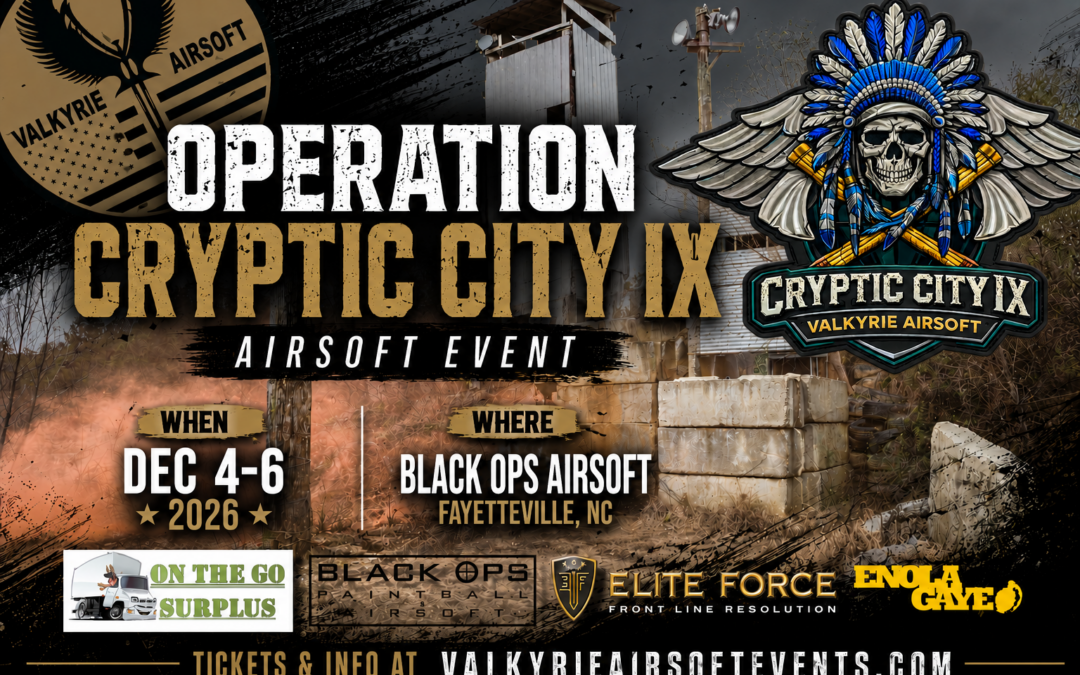 Operation Cryptic City 9 (December 4-6)